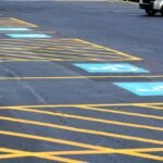 Parking lot striping benefits